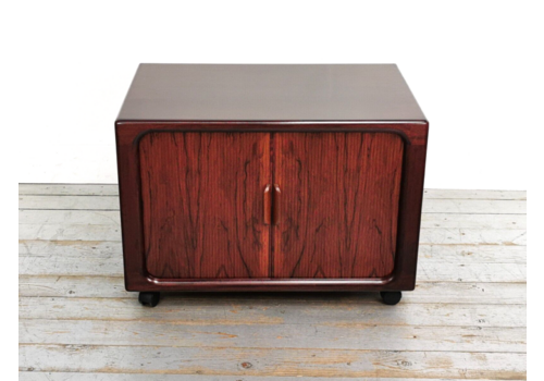 Danish Mid Century Rosewood Tv Media Hifi Cabinet By Dyrlund