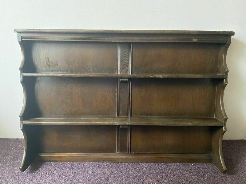 Vintage Ercol Wall Mounted Plate Rack Shelf (Welsh Dresser Top) Ercol