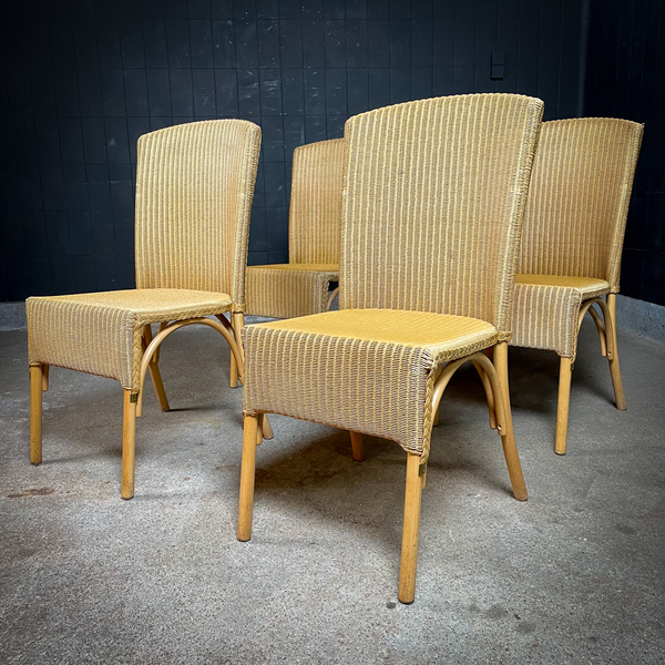 Vintage Design Lloyd Loom Dining Chairs Vinterior