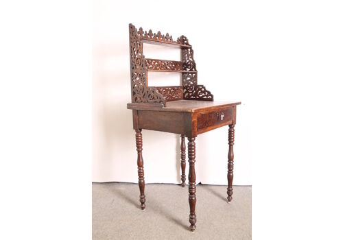 Delightful Antique Writing Desk / Table Emilian Walnut Louis Philippe 1850 !!