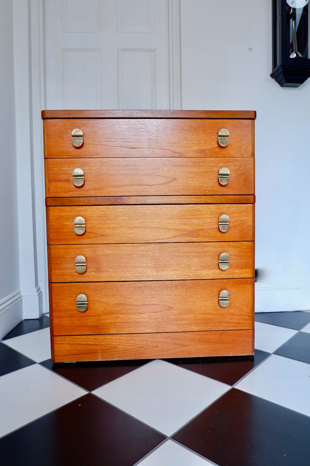 Retro Vintage Mid Century Chest Of Drawers Vinterior